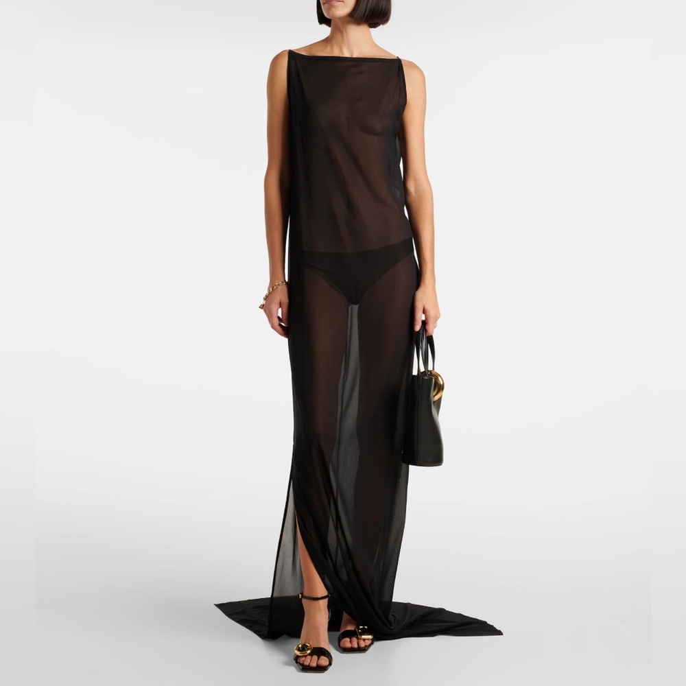 NWT JACQUEMUS The Ameno Silk-Blend Gown